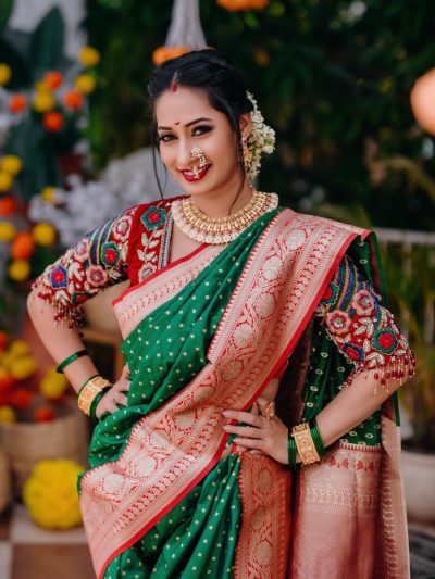 Beautiful Priya Marathe Marathi Moli Makeup Look